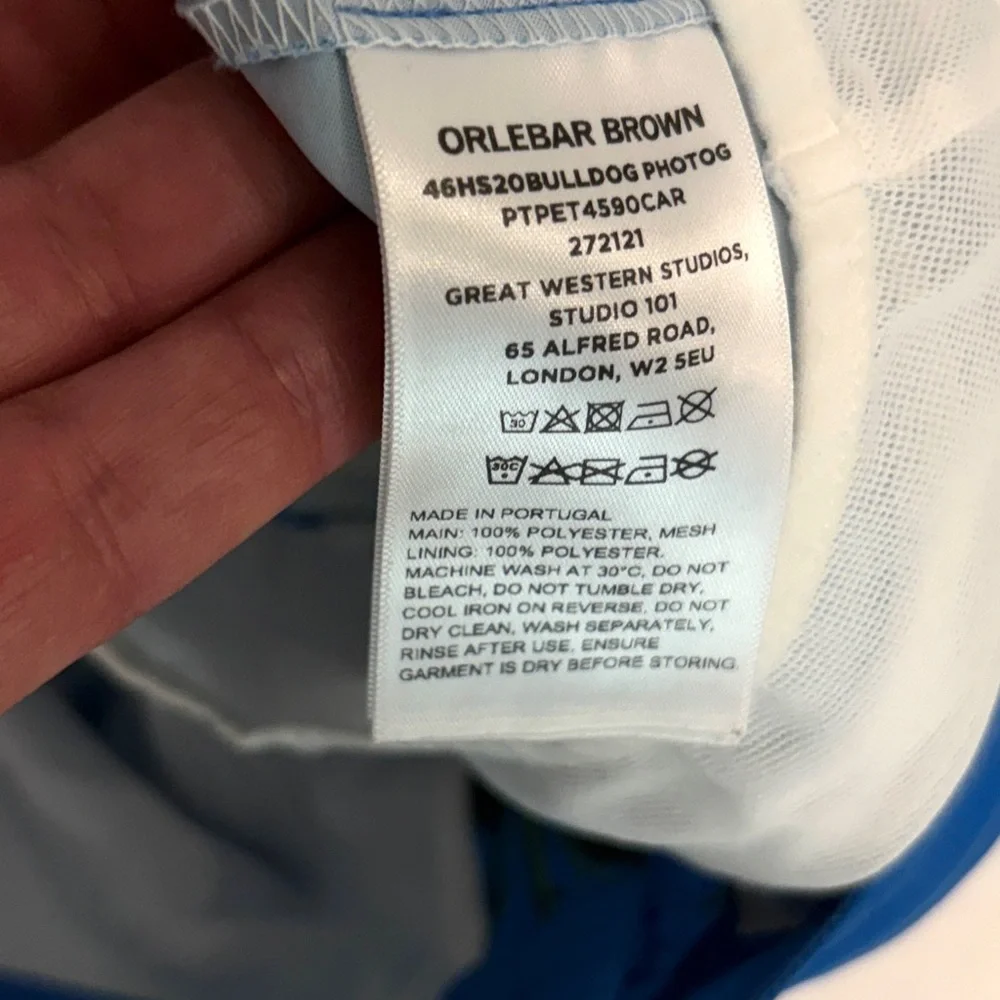 Orlebar Brown Bulldog Mid Length Ocean Drive Miami Swim Trunks 30